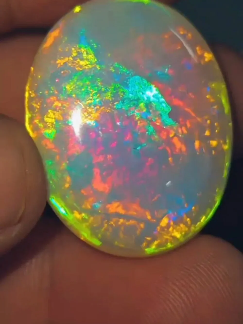 48.55 carat AAAA quality natural Ethiopian opal Cabochon
